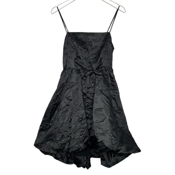 Anthropologie Jacquard Bubble Hem Dress Black Size 10 NEW - Picture 6 of 16